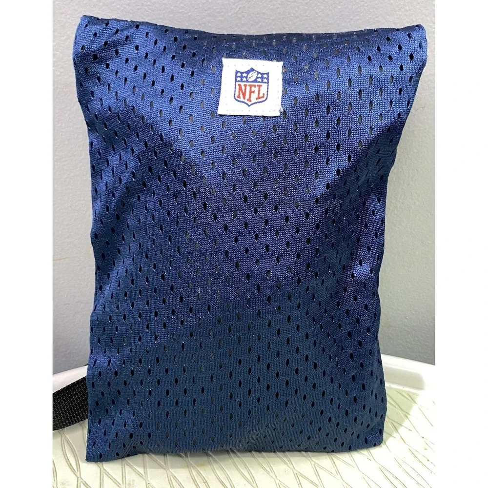 St Louis Rams Game Day Pouch Crossbody, Zippered Phone Pouch Blue Purse 6x8